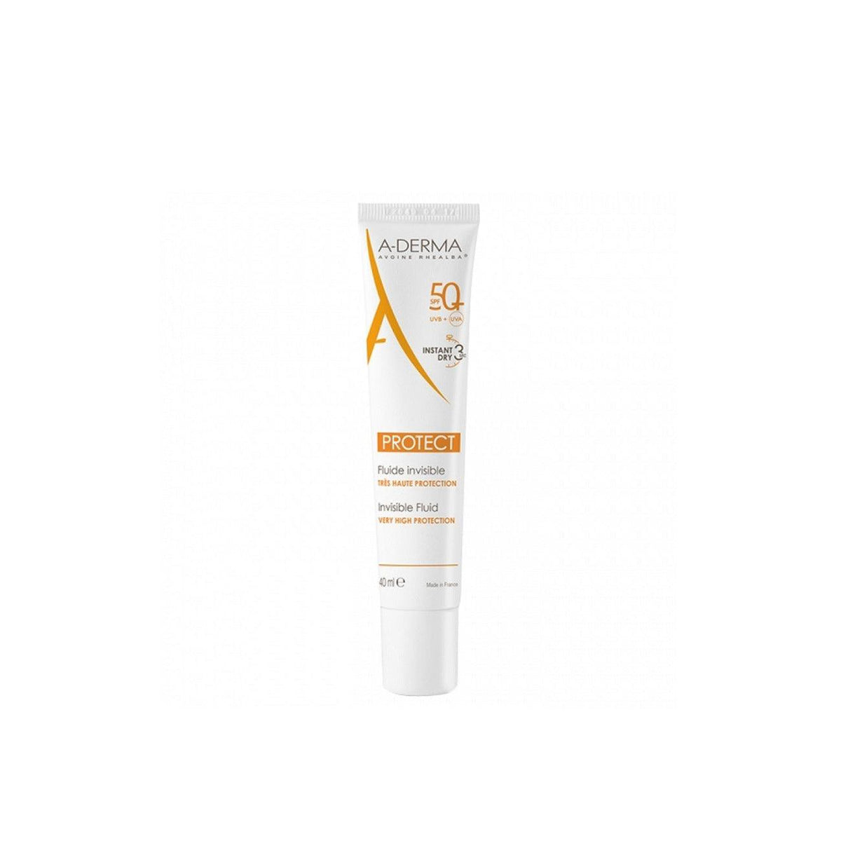 A-derma Protect Invisible Fluid SPF50+ Bottle