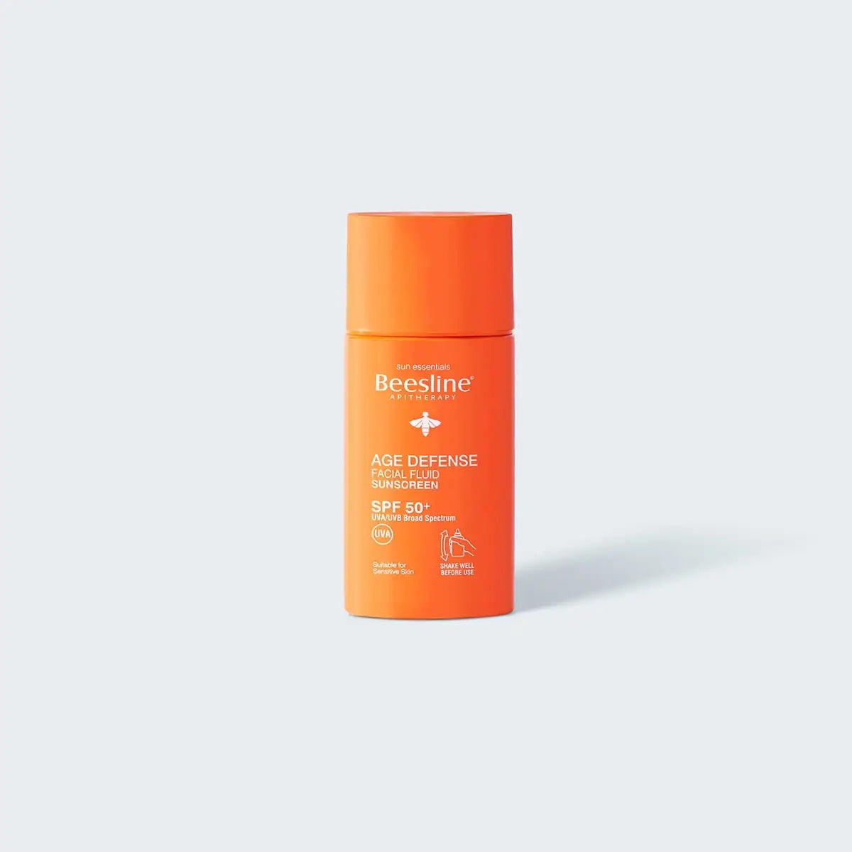 Beesline Age Defense Facial Fluid Sunscreen for anti-aging