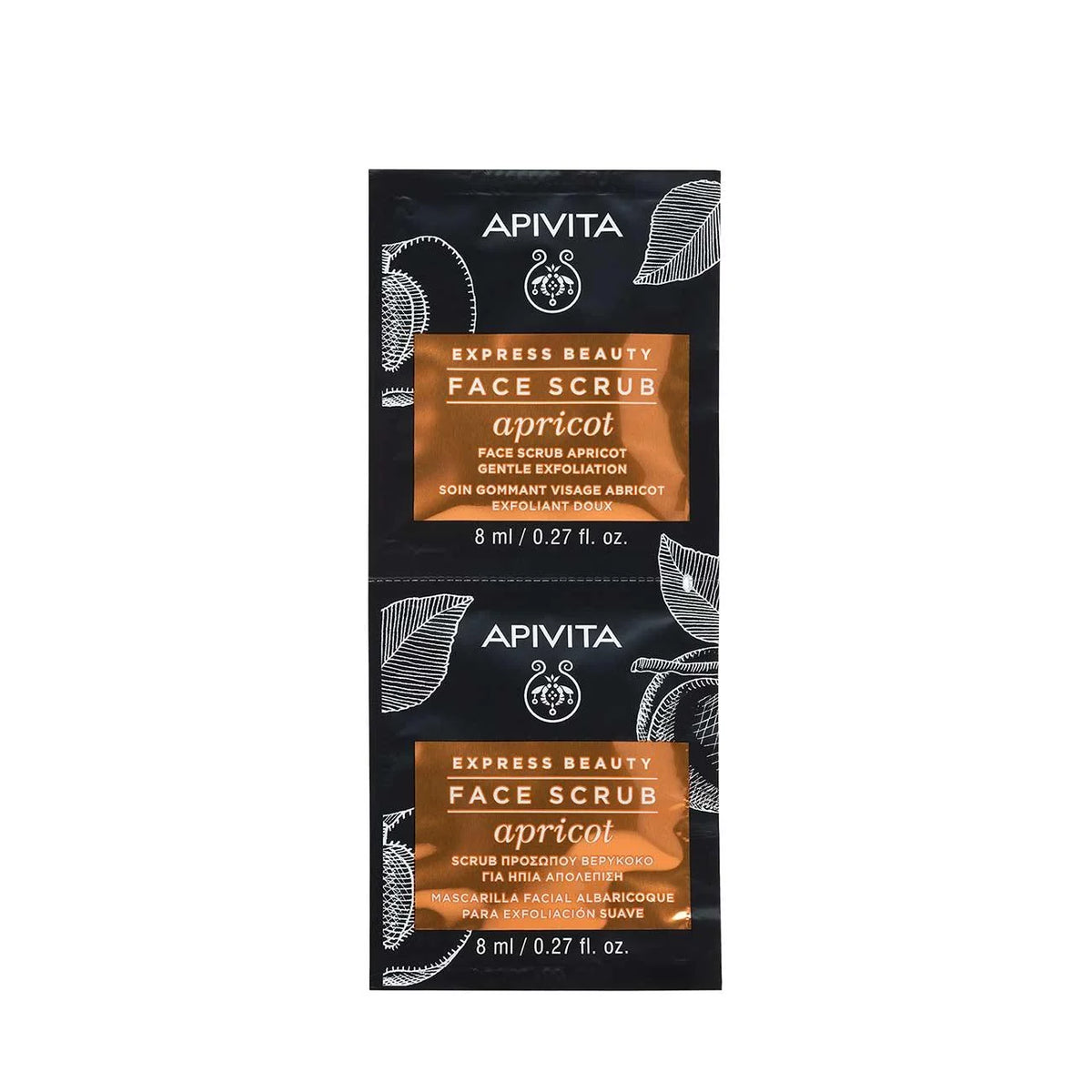Apivita Face Scrub Apricot Gentle Exfoliation