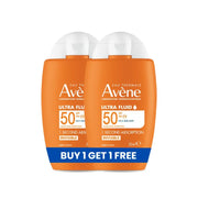 Avene Ultra Fluid Invisible SPF50+ Sunscreen 50ml Buy One Get One