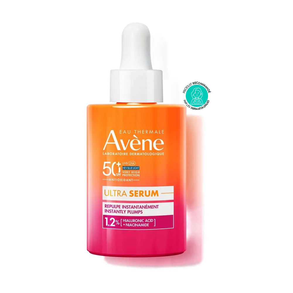 Avène Soins Solaires Ultra Serum SPF 50+ concentrated anti-aging sunscreen serum