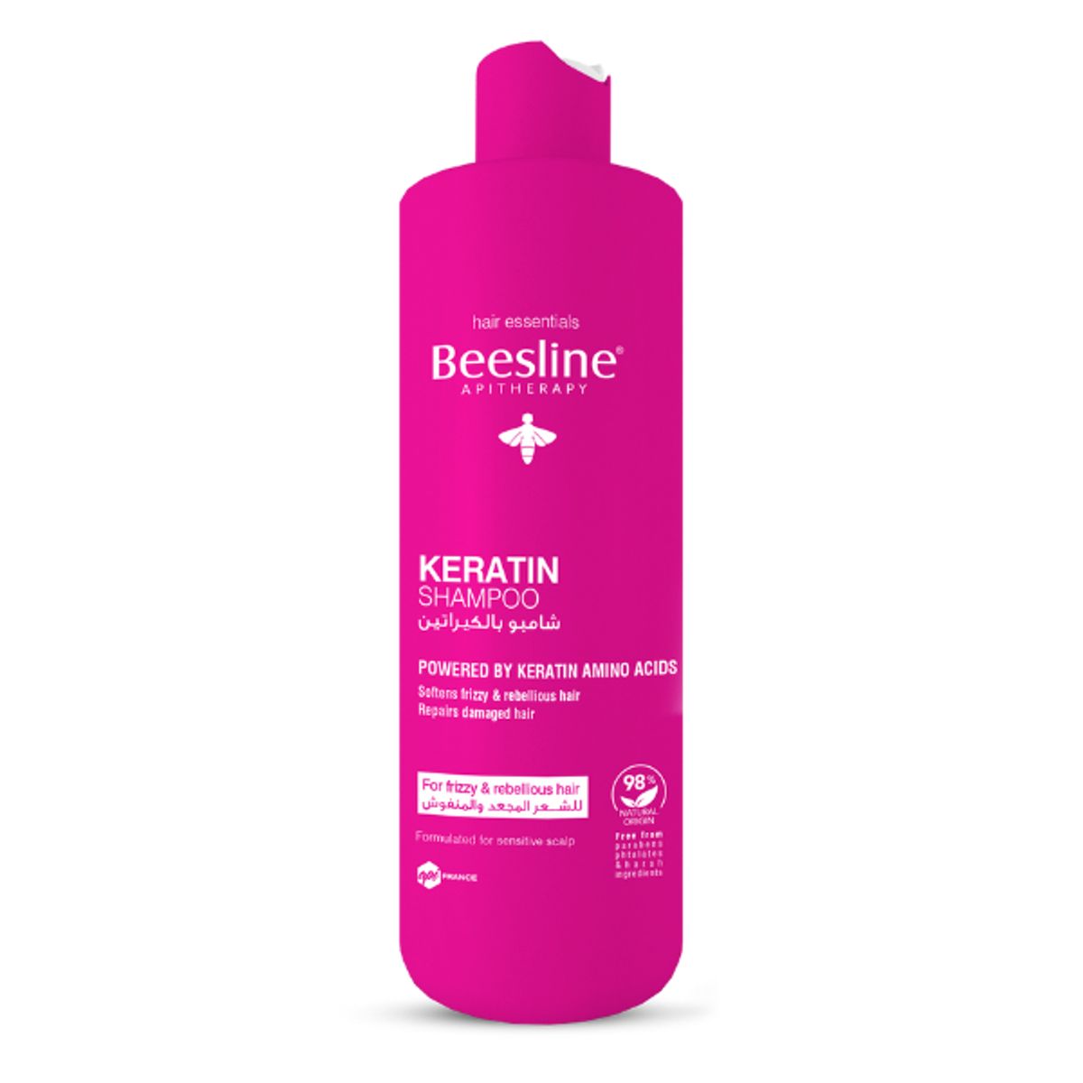 Beesline Keratin Shampoo for frizzy rebellious hair