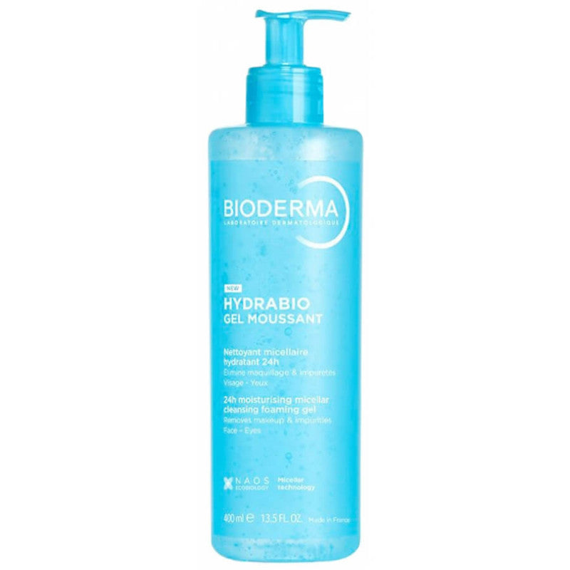 Bioderma Hydrabio Gel Moussant hydrating cleansing foaming gel for dehydrated skin