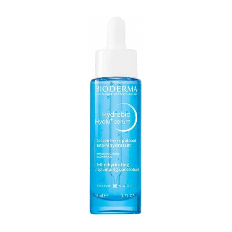 Bioderma Hydrabio Hyalu+ Serum bottle for dehydrated skin plumping