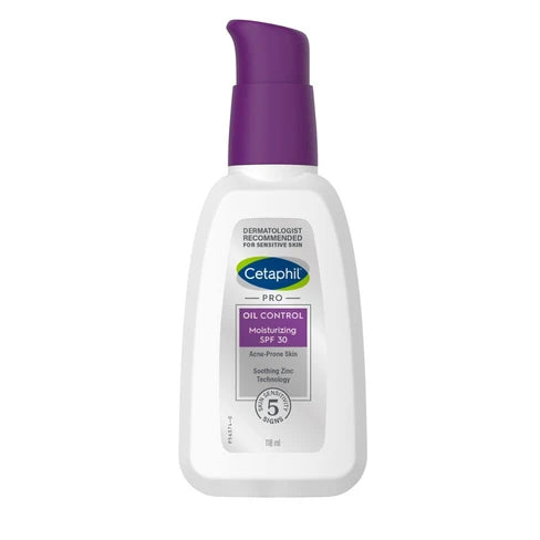 Cetaphil Pro Acne-Prone Skin Moisturizer SPF 30 bottle for oily blemish skin
