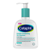 Cetaphil Gentle Exfoliating SA Cleanser bottle for rough bumpy skin