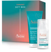 Avène Cleanance Aqua-Gel and Serum skincare routine set for oily, acne-prone skin.