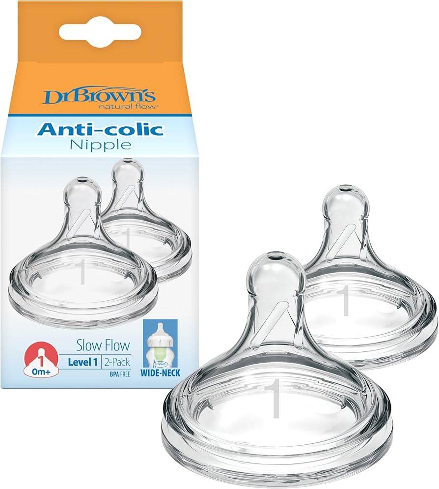 Optimal Optimal Slim Neck Anti-Colic Nipple OPB-0373 0 m+ (slow Flow) Baby Product