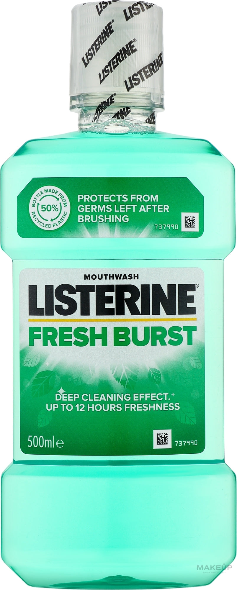 Listerine Fresh Burst Oral Care Product Packaging