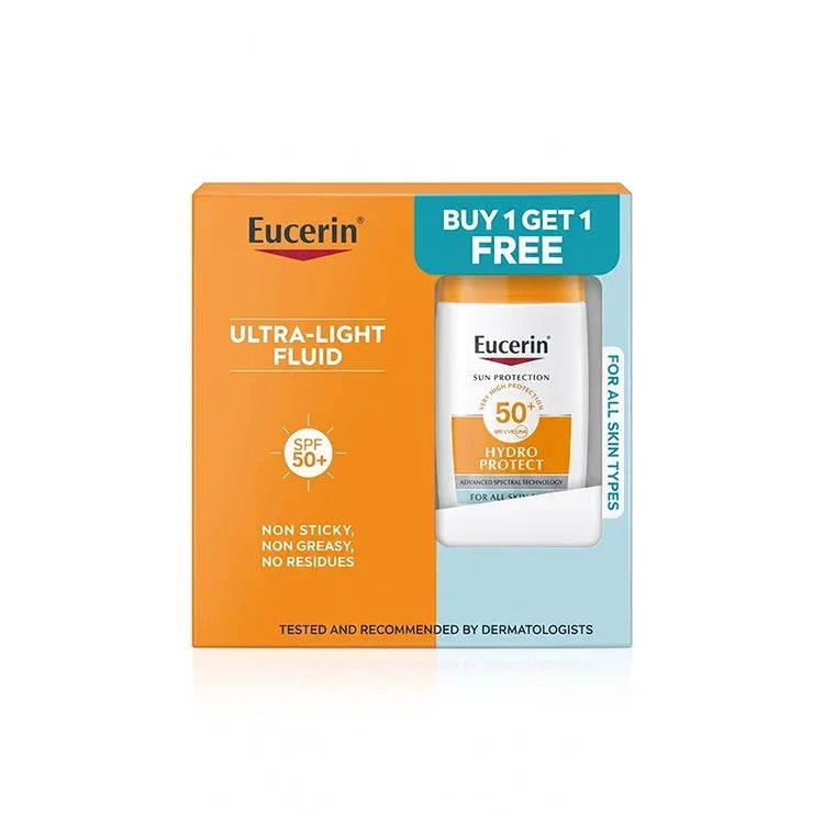Eucerin Sun Duo Hydro Protect Ultra Light Fluid Spf50+ Buy 1 Get 1 Free