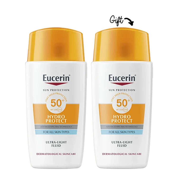 Eucerin Sun Duo Hydro Protect Ultra Light Fluid Spf50+ Buy 1 Get 1 Free