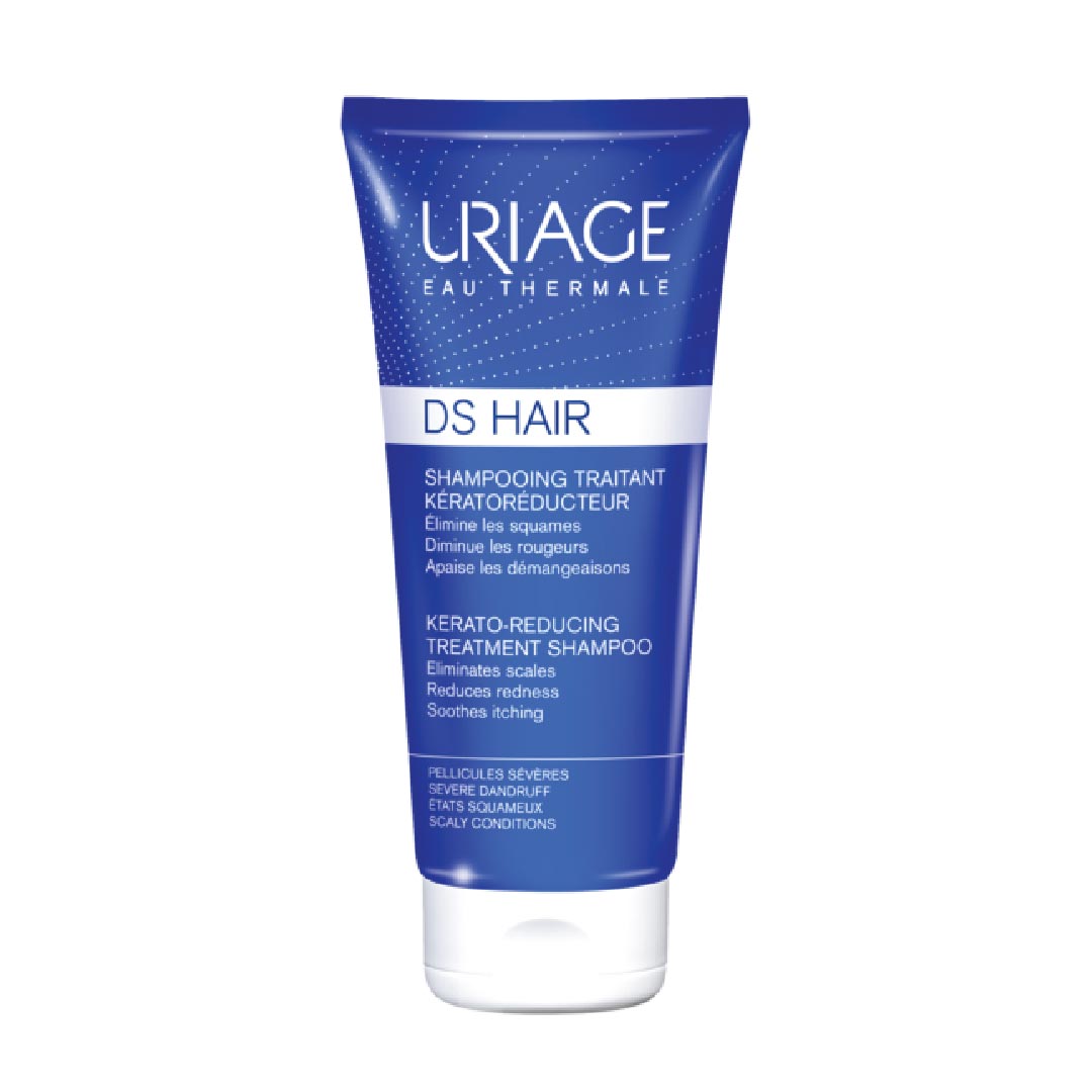 Uriage D.S. Shampooing Kératoréducteur tube for severe dandruff scalp care