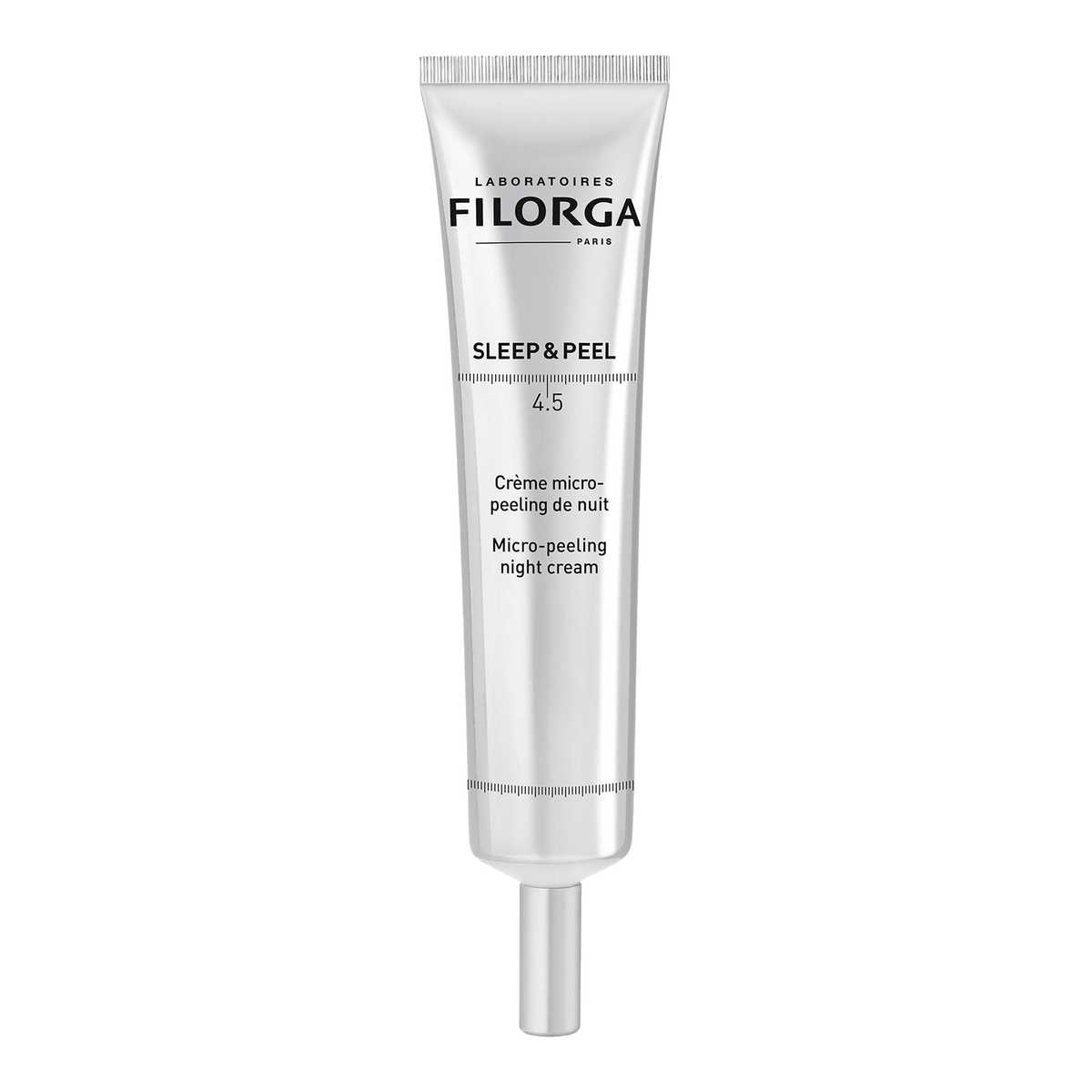 Filorga Sleep & Peel 4.5 night cream tube for skin resurfacing