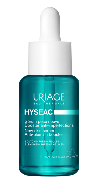 Uriage Hyséac Sérum Peau Neuve dropper bottle for acne smoothing and refinement