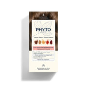 Phyto Color 6 Dark Blonde permanent hair dye box for 100% grey coverage
