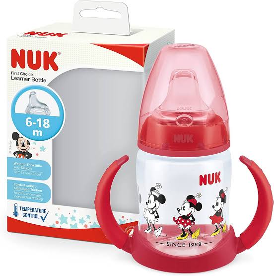 Generic First Choice Learner Bottle 6 - 18 m (red ) Baby Product
