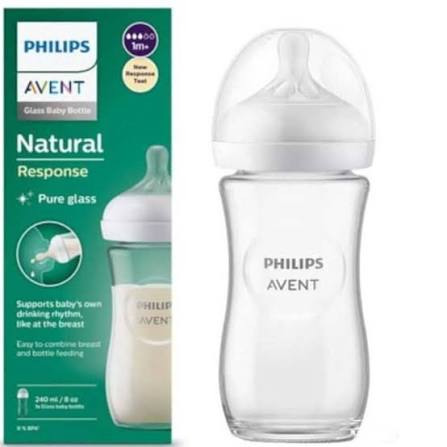 Philips Avent Avent Natural Response Pure Glass 1m+ (speed 3) (white) Baby Product