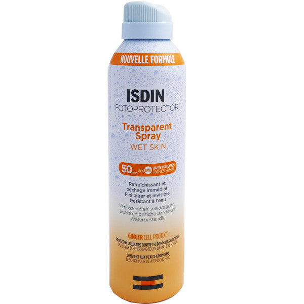ISDIN Fotoprotector Transparent Spray Wet Skin SPF 50