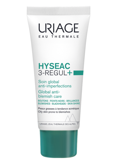 Uriage Hyséac 3-Regul+ 40ml tube for anti-spot and pore refining care