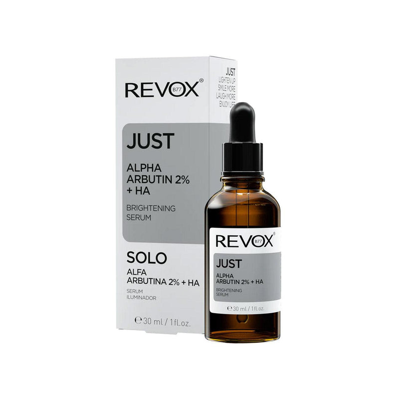 Revox Just Alpha Arbutin 2% + HA dropper bottle for dark spot fading