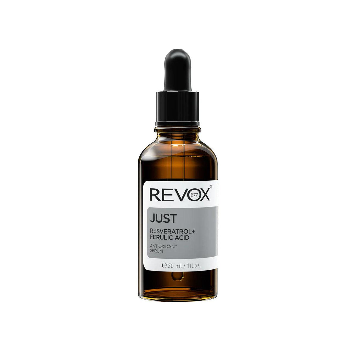 Revox Just Resveratrol + Ferulic Acid dropper bottle for antioxidant protection