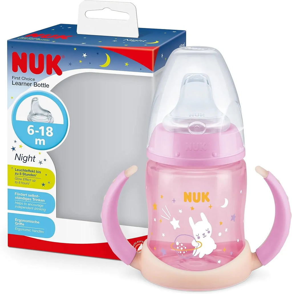Nuk Nuk First Choice Learner Bottle Night 6-18 m (pink) Baby Product