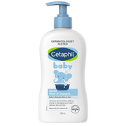 Cetaphil Baby Wash Shampoo 400ml bottle with calendula for infant bath