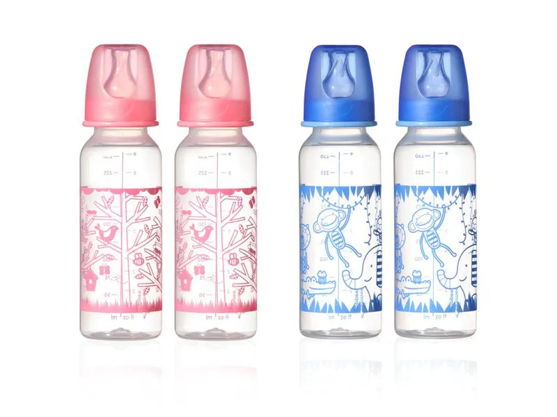Generic Essentials 2 Decorated Bottles 3 m+ Baby Product