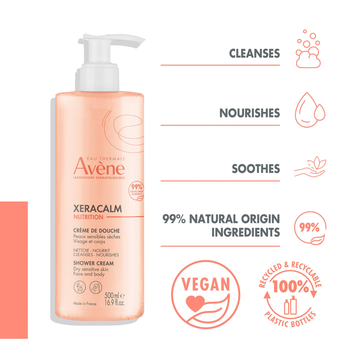 Avene Xeracalm Nutrition Shower Cream